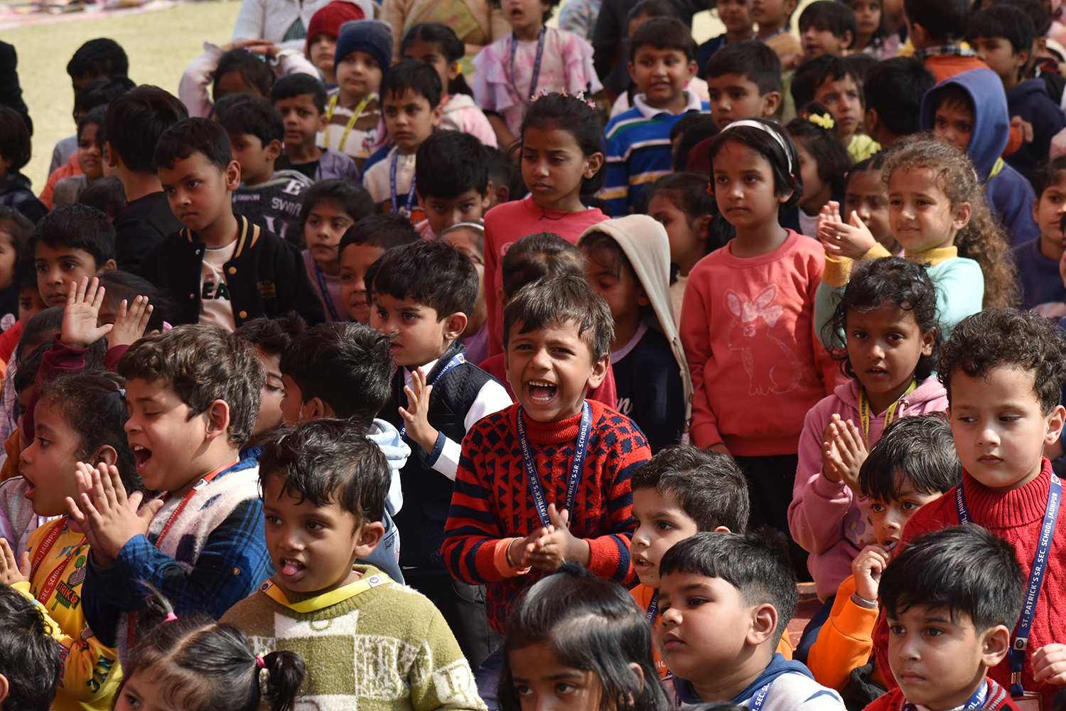 Smiles All Around: KG Campus Picnic