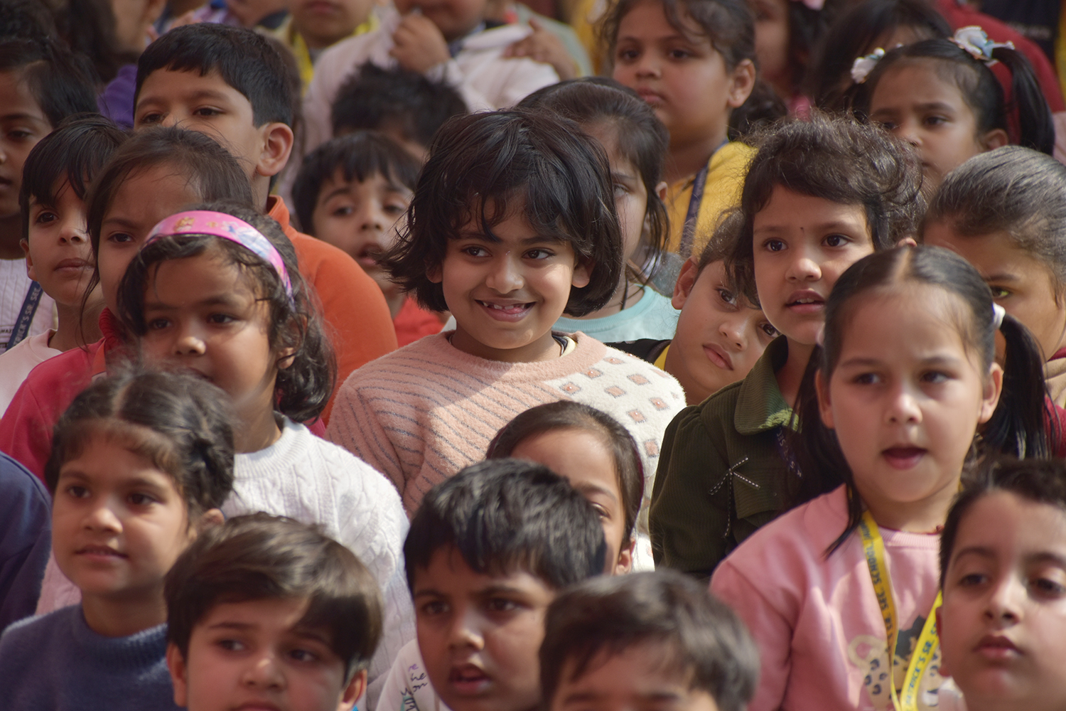Smiles All Around: KG Campus Picnic