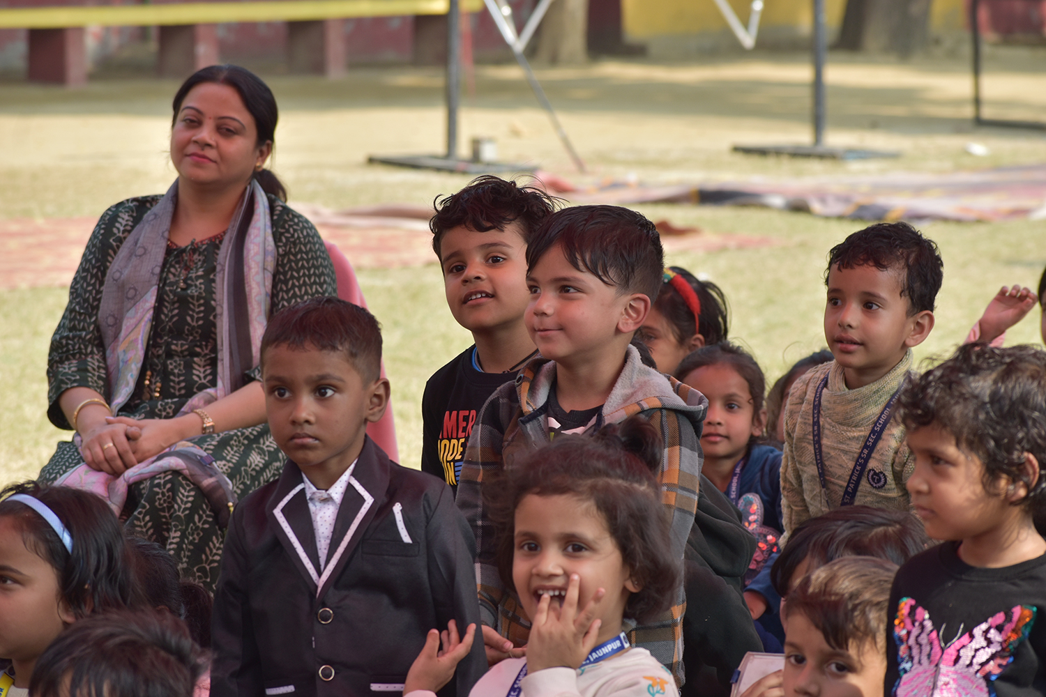 Smiles All Around: KG Campus Picnic