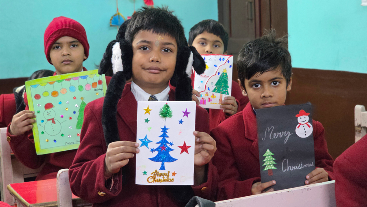 Joyful Christmas Coloring Activity for Young Learners