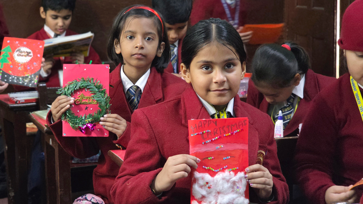 Joyful Christmas Coloring Activity for Young Learners