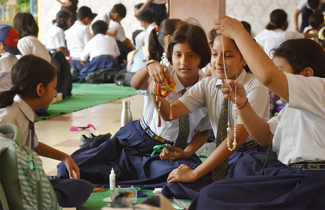 Cultural Kaleidoscope: Bagless Day for Class V